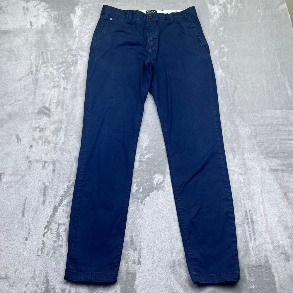 Scotch & Soda Amsterdam Stuart Chinos Pants Men's‎ Blue Casual Everyday Sz 29